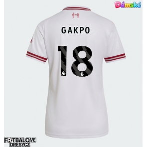 Liverpool Cody Gakpo #18 Dámské Venkovní Dres 2026-27 Krátký Rukáv Liverpool Cody Gakpo #18 Dámské Venkovní Dres 2026-27 Krátký Rukáv